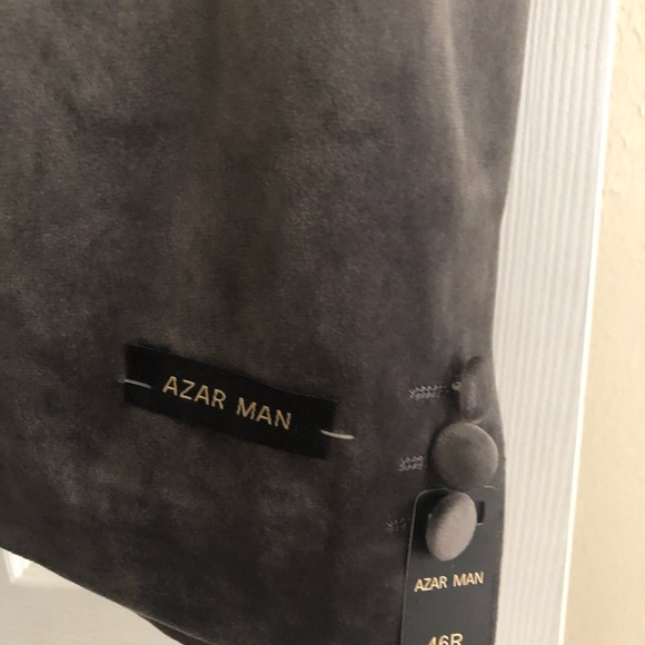 Azar man blazer velvet grey 46r - Picture 2 of 5